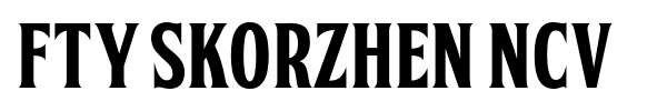 FTY Skorzhen NCV font preview